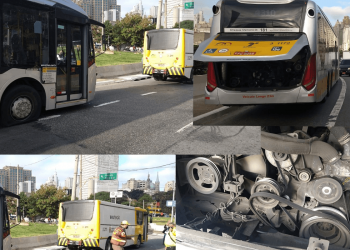 Ônibus  são atacados e depredados no terminal  do Parque Dom Pedro