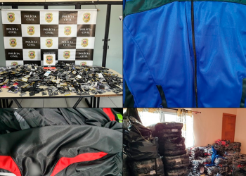 Polícia civil de SP-Deic, apreende mais de 35 mil produtos falsificados no centro de SP