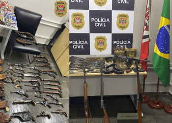 Preso no centro de SP com 107 armas