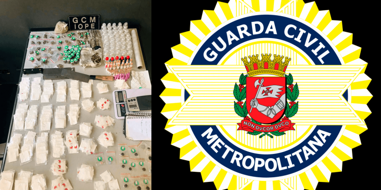 GCM apreende drogas no Centro de São Paulo
