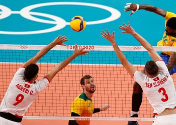 Olimpíada: Brasil passa pela Tunísia na estreia do vôlei masculino