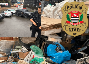 Urgente: Polícia Civil faz Operação no Centro de SP contra os receptadores de fios de cobre e tampas de bueiros de ferro.   