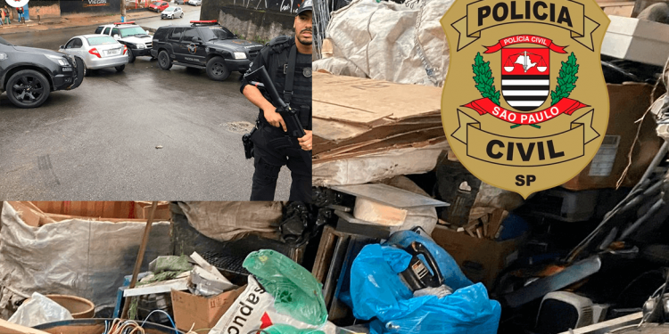 Urgente: Polícia Civil faz Operação no Centro de SP contra os receptadores de fios de cobre e tampas de bueiros de ferro.