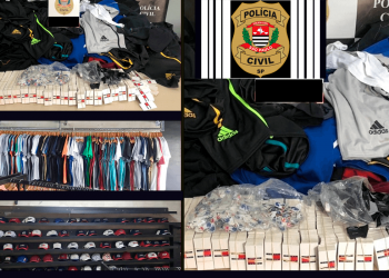 Polícia Civil: Deic apreende mais de 190 mil produtos contra a pirataria