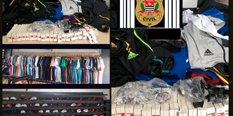 Polícia Civil: Deic apreende mais de 190 mil produtos contra a pirataria