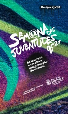 Semana das Juventudes a partir desta segunda-feira (9) e até sexta-feira (13)
