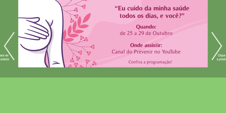 Servidor de SP Cuide de sua saúde: Programação Especial do Outubro Rosa