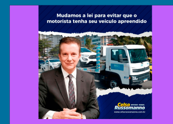 Celso Russomano cria lei que altera o Código de Trânsito Brasileiro para evitar apreensão de veículo por falta de pagamento de IPVA