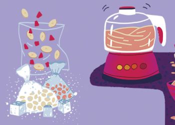 Receitais de Verão para pequeninos: Creme de Banana com morango