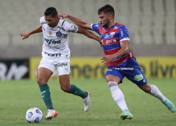 34ª rodada do Brasileirão Assaí. Palmeiras perde para o Fortaleza 0x1, na Arena Castelão