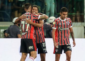 33ª rodada do Brasileirão Assaí: O São Paulo superou o Palmeiras por 2 a 0