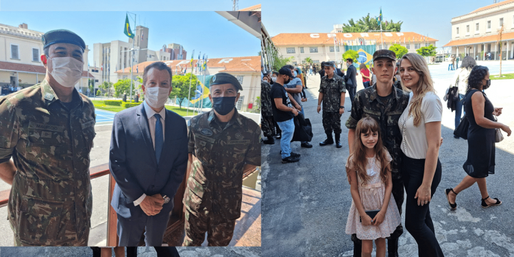Deputado Celso Russomano: Formatura de Incorporação do Celsinho ao CPOR(Centro de Preparação de Oficiais da Reserva) Exército. Estamos orgulhosos Filhão!