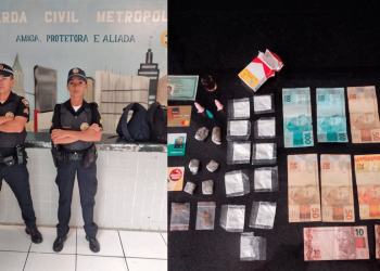 Guarda Civil Metropolitana prende 3 pessoas comercializando entorpecentes na Sé