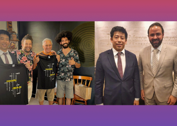 Thomas Law faz reunião com o presidente da OAB/MG e visita a escola de música Percussão Circular, em Belo Horizonte