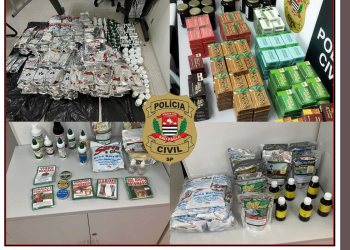 Polícia Civil-DPPC-Operação Pharmacum  apreende diversos fitoterápicos na região central de São Paulo