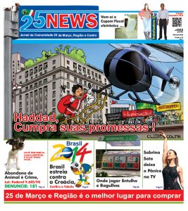 Capa Jornal 25 News edição 09 Dezembro de 2013