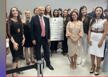 É Inaugurada as novas instalações da Delegacia da Defesa da Mulher Online (DDM Online) e da Delegacia Eletrônica.