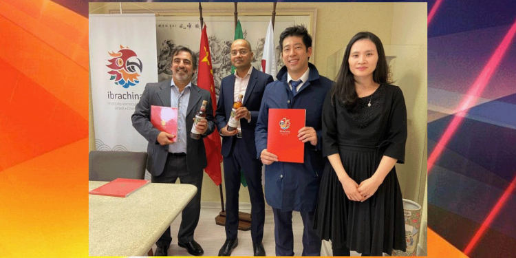 Thomas Law recebe a Comitiva da Meorient Exhibition no Ibrachina