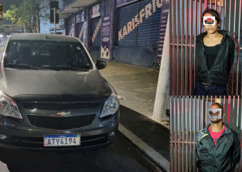 Exclusivo: Polícia  prende 2 bandidos que estavam trafegando com carro roubado pela Av.Senador Queiros, Centro Histórico de SP