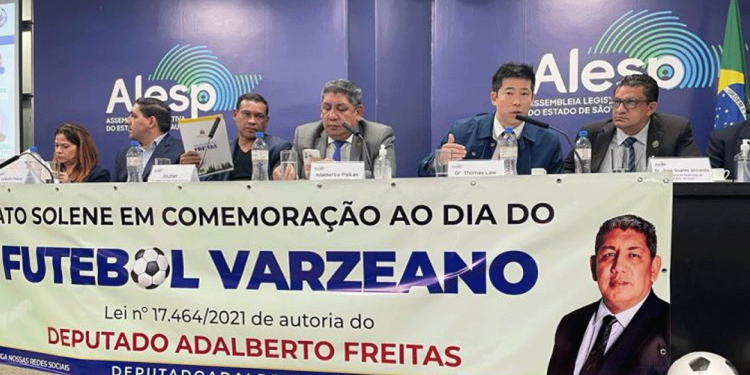 Thomas Law é palestrante no Dia do Futebol Varzeano na Alesp