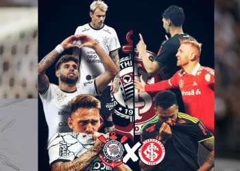 25ª rodada do Brasileirão: Corinthians empata por 2 a 2 com o Internacional, na Neo Química Arena, neste domingo,(05).