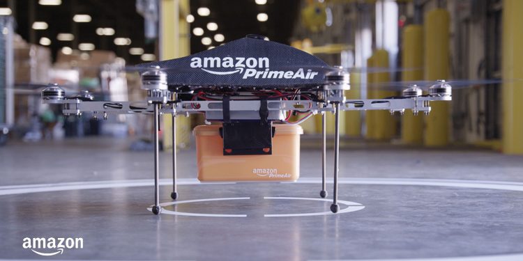 Amazon Prime Air vai  entregas seus produtos  por drones