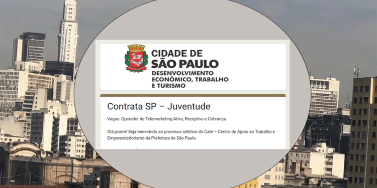 + de 1000 vagas de emprego para jovens da capital no programa Contrata SP. Confira aqui