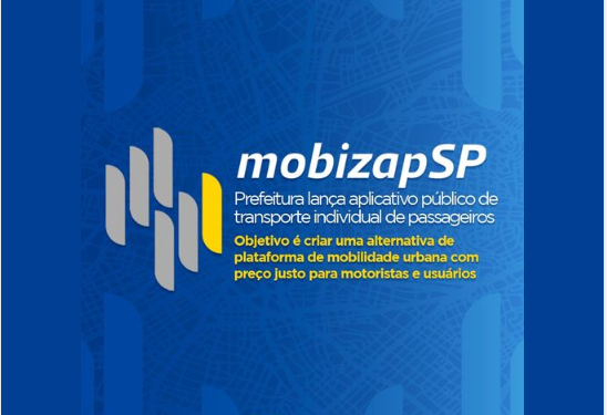 Prefeitura de SP lançou o MobizapSP, um aplicativo alternativo de transporte individual de passageiros.