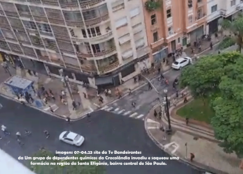 Centro de SP-Urgente: Cracoleiros invadem farmácia na região central de SP