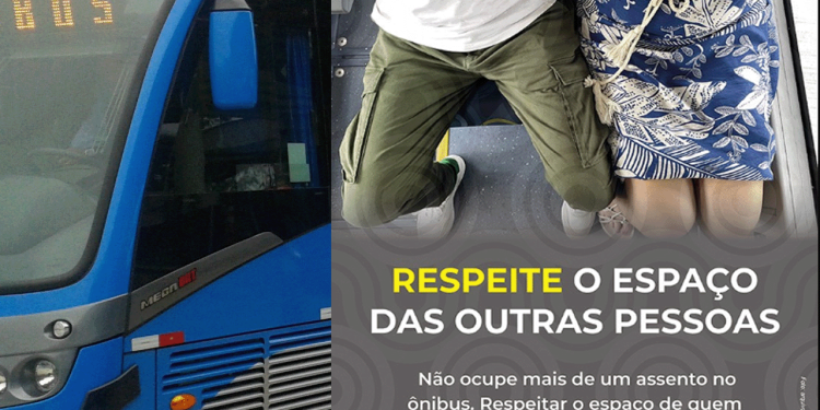 SP: Campanha nos ônibus pede respeito ao espaço dos passageiros