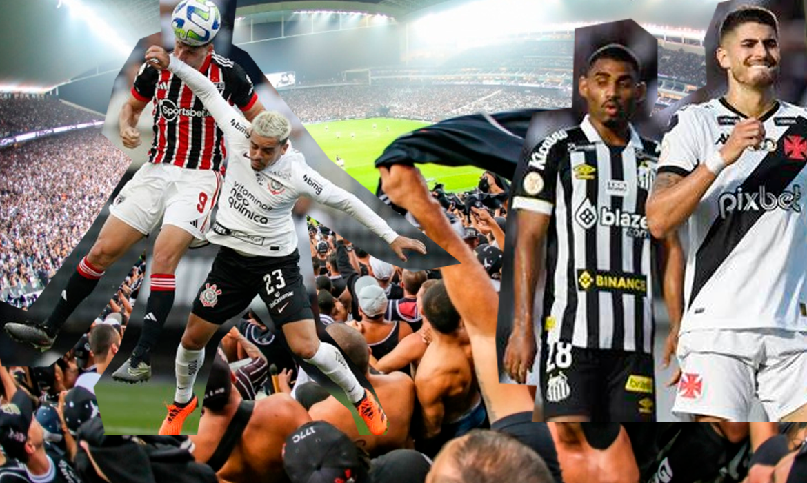 Corinthians domina mas Santos consegue empate (1-1) aos 90+9