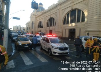 Subprefeitura da Sé, Polícia Militar e CET fazem operação contra os flanelinhas no entorno do Mercado Municipal