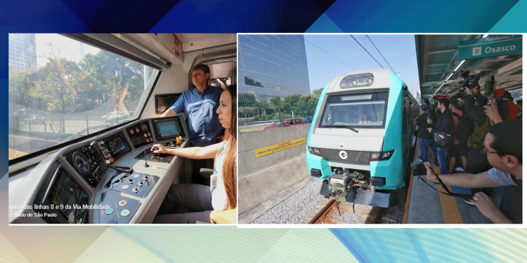 Novo trem das Linhas 8-Diamante e 9-Esmeralda entra em operação