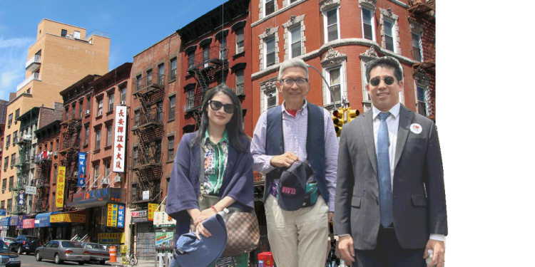 Thomas Law faz visita a Chinatown BID, em Nova York