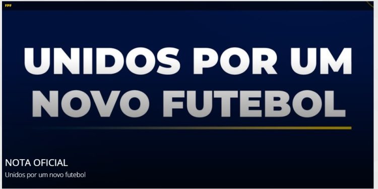 Federação Paulista de Futebol lança manifesto nacional “Unidos por um novo futebol”