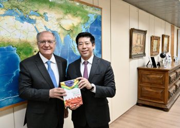 Advogado, Thomas Law, Presidente do Ibrachina é recebido pelo vice-presidente da República Geraldo Alckmin