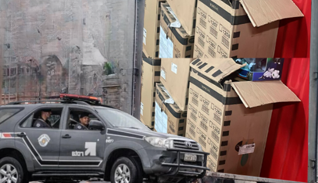 Polícia: ROTA prende homem com caminhão roubado e carga avaliada em R$ 100 mil no Centro