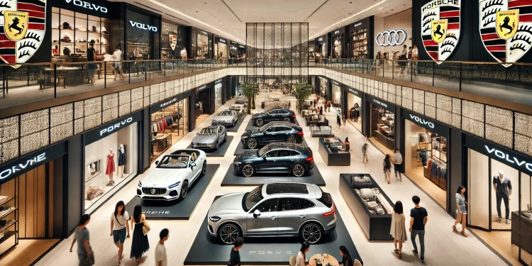 Shopping vira palco de venda de carro no país
