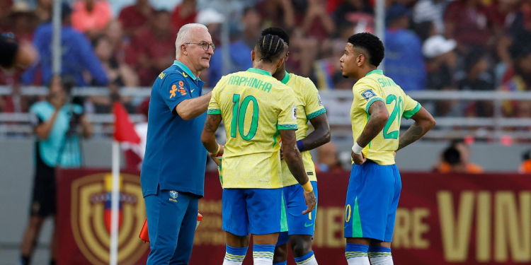Brasil fica no empate com a Venezuela, por 1×1,  fora de casa