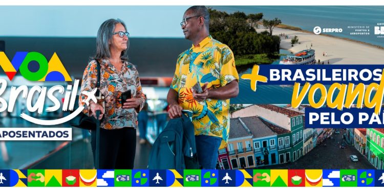 Voa Brasil é o primeiro programa de inclusão social da aviação brasileira para aposentados