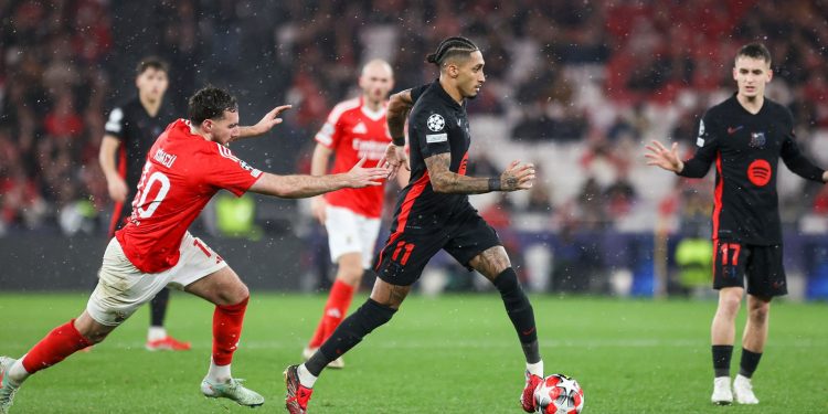 Virada épica! Barcelona vence Benfica por 5 a 4 em jogo histórico na Champions League