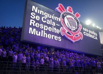 CORINTHIANS DIZ NÃO À VIOLÊNCIA CONTRA MULHERES