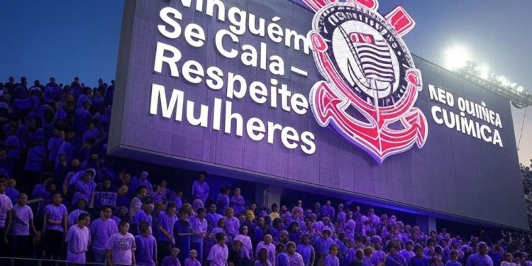 CORINTHIANS DIZ NÃO À VIOLÊNCIA CONTRA MULHERES