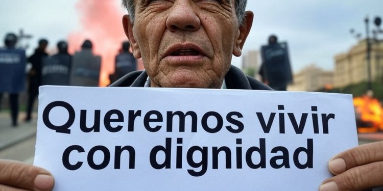 Aposentados na Argentina Enfrentam Polícia em Protesto Violento