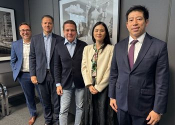 Encontro entre Thomas Law e João Doria em São Paulo discute parcerias entre Ibrachina e LIDE China