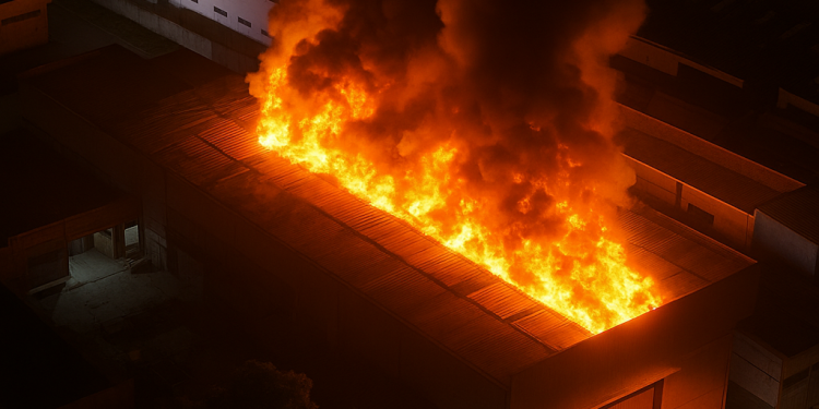 Incêndio Assusta o Bairro da Liberdade em São Paulo