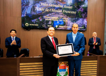 Câmara Municipal de Franca concede o  título de Cidadão Francano ao Professor João Grandino Rodas