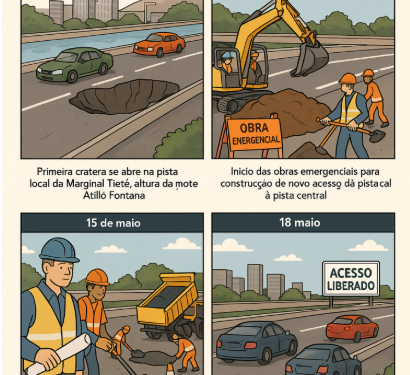 Novo Acesso na Marginal Tietê é Concluído Após Cratera: Trânsito Volta a Fluir na Zona Oeste de SP
