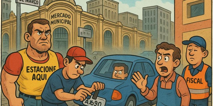 Máfia dos flanelinhas toma conta da região da 25 de Março e entorno do Mercadão