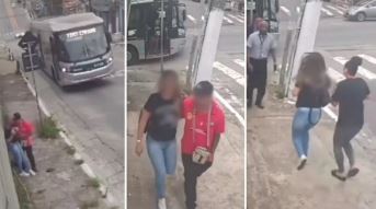 Passageiros de van SALVAM mulher de assalto em plena luz do dia na Mooca!